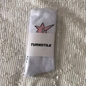 Carpet Company x Turnstile Socks White